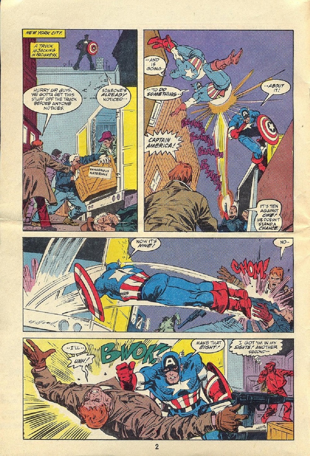 Dr. Doom's Revenge! comic book page 2