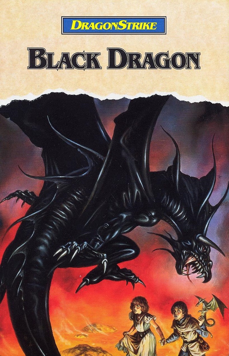 DragonStrike black dragon card front