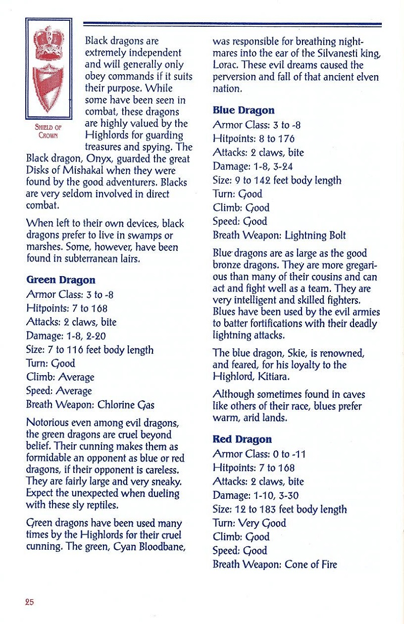 DragonStrike manual page 25