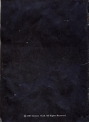The Last Ninja manual back cover