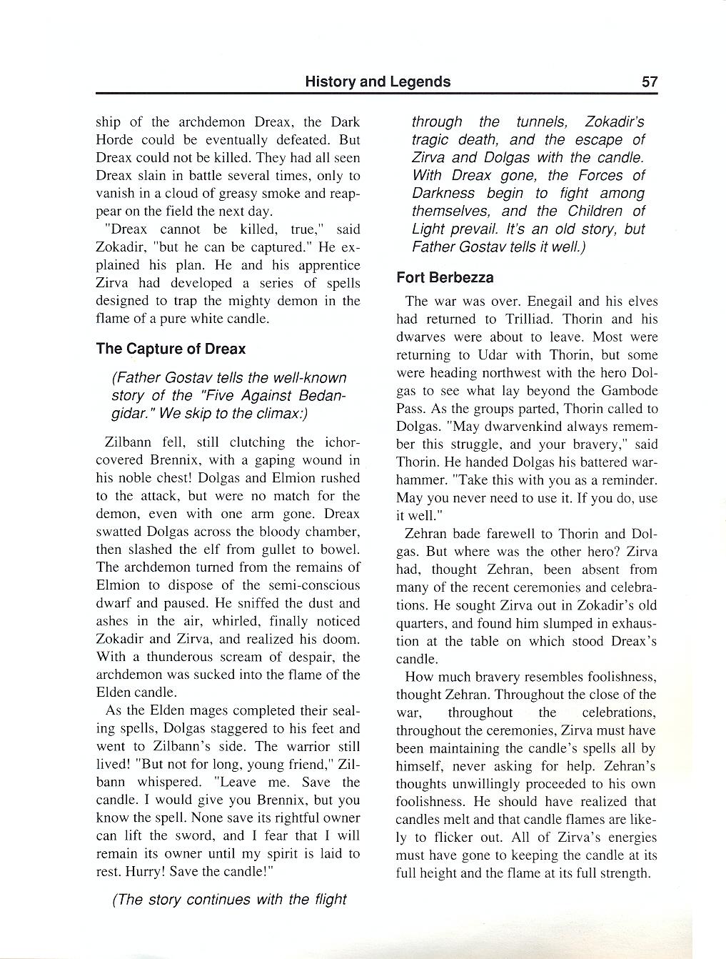 The Magic Candle manual page 57