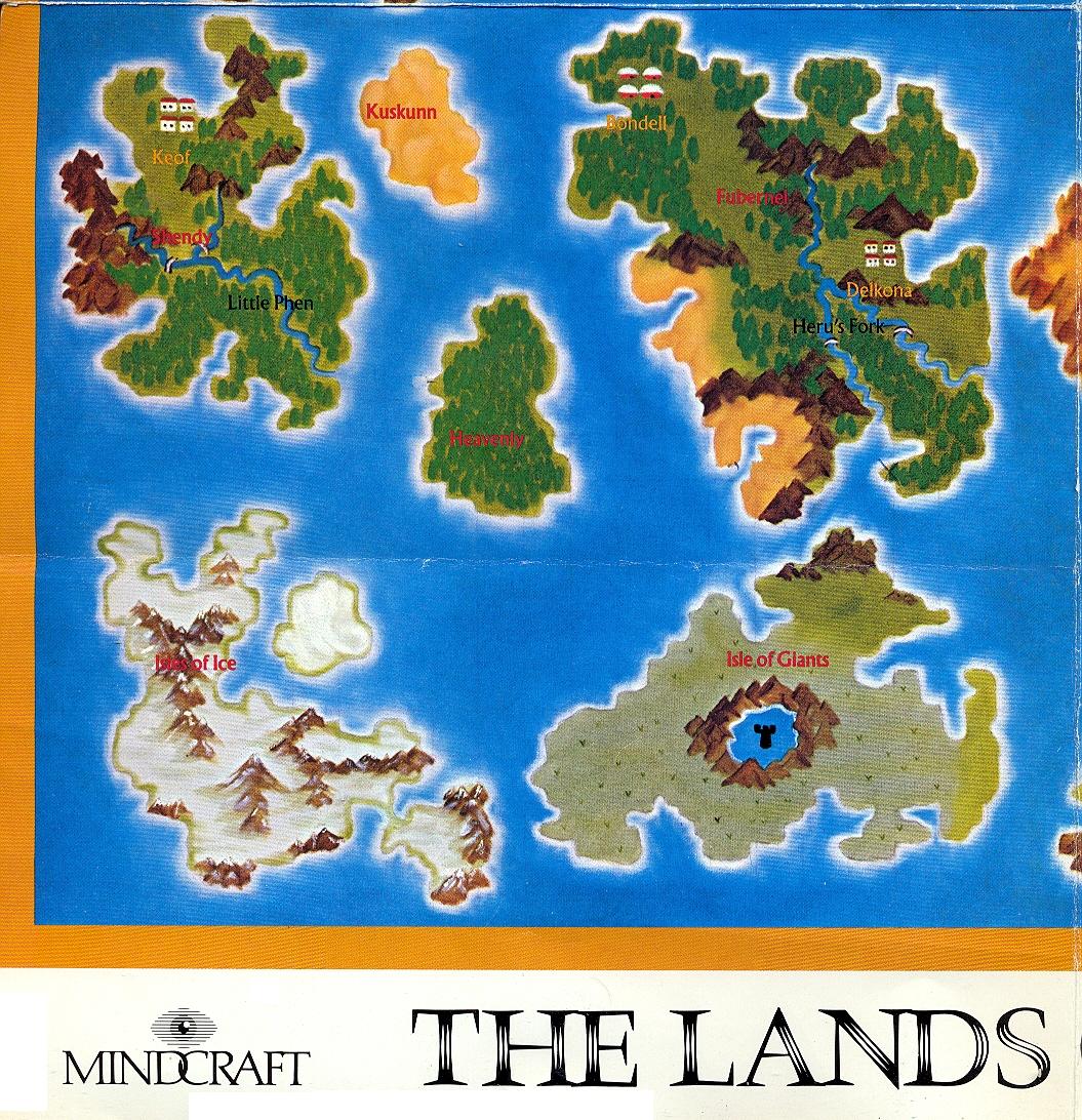 The Magic Candle map part 3