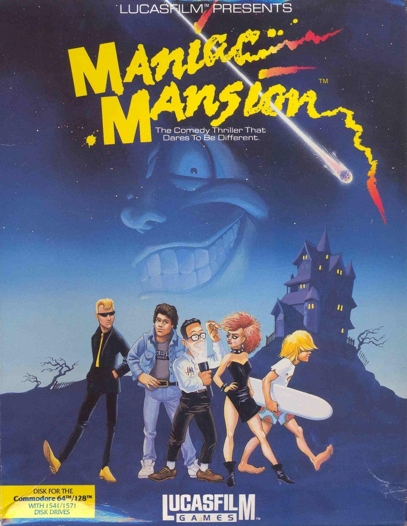 Maniac Mansion box front