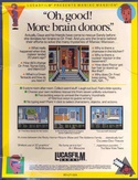 Maniac Mansion box back