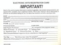 Wasteland registration card front