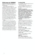 Zork II: The Wizard of Frobozz manual page 2